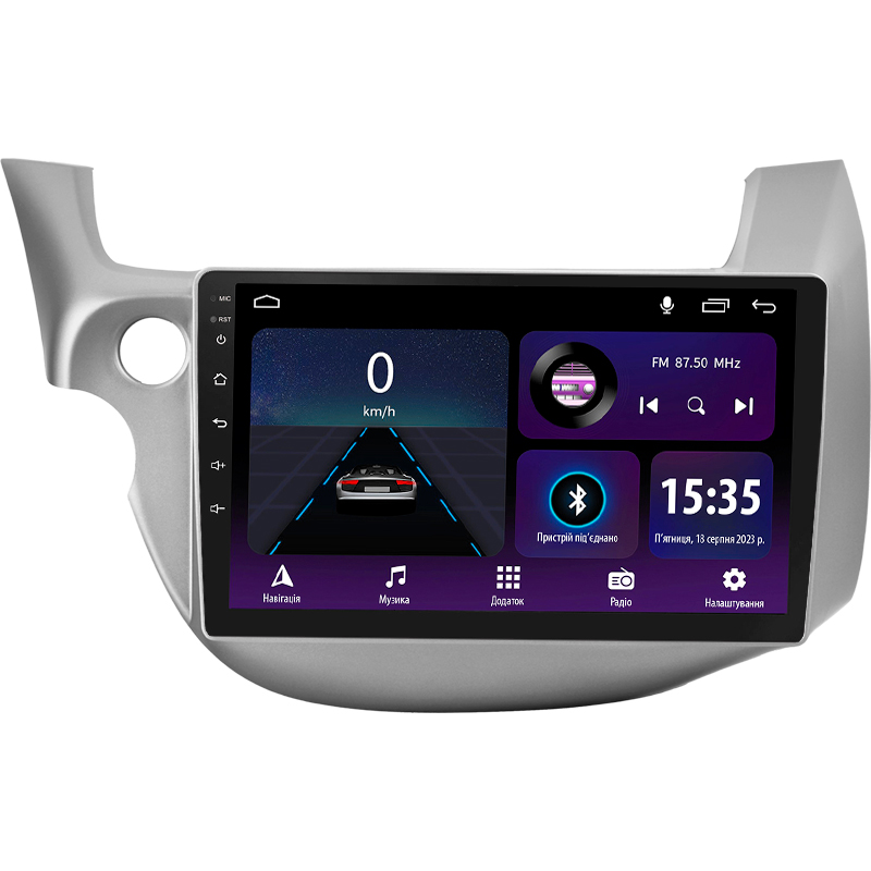 Android head unit SIGMA E10232 ANDROID 10 2+32 Gb Honda Jazz 2 GG Fit 2 GE 2007 - 2014 10"