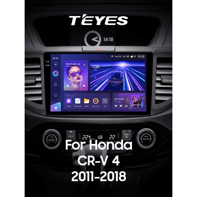 Štátní magnetofon Teyes CC3 6+128 GB pro Honda CR-V CRV 4 RM RE (9 palců) 2011–2018 (B) 9