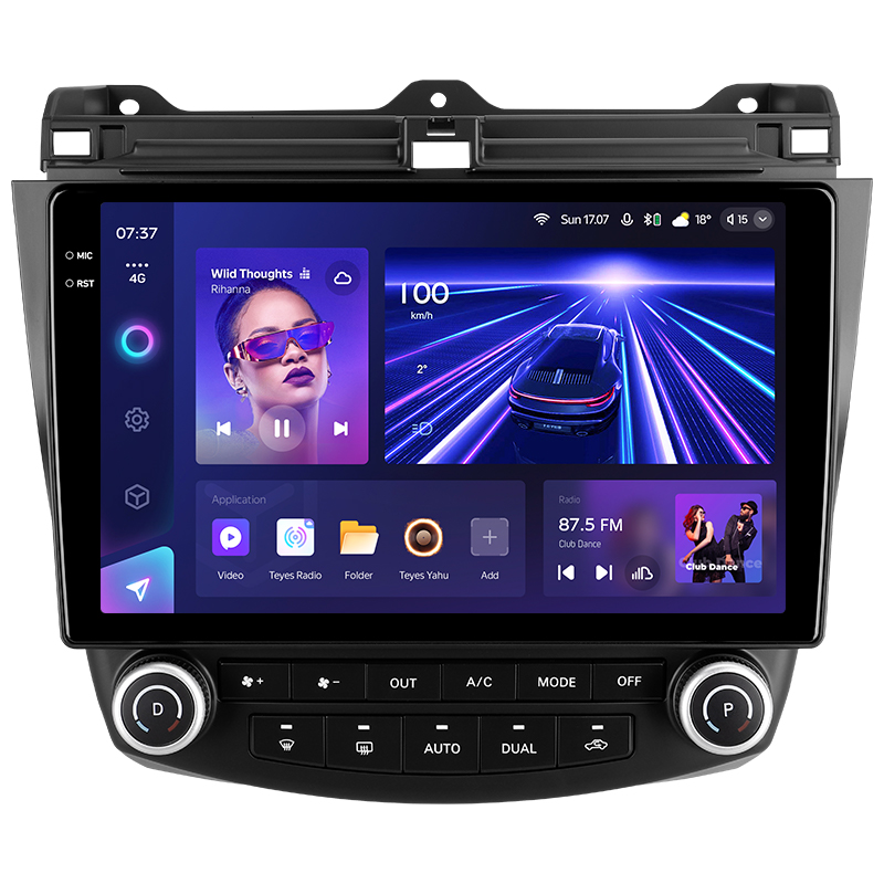 Android head unit Teyes CC3 4+32 Gb Honda Accord 7 CM UC CL (F2) 2002-2008 10" 2k (L1)