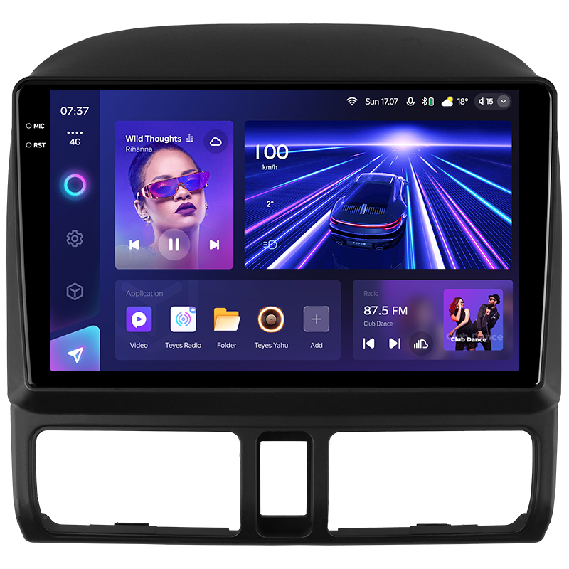 Android head unit Teyes CC3 4+32 Gb Honda CR-V 2 CRV 2001-2006 9" 2k