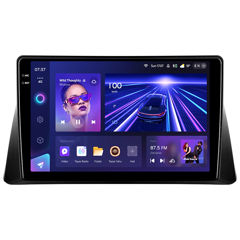 Android head unit Teyes CC3 4+64 Gb Honda Crosstour 1 TF (1 Din) 2009-2015 10" 1din 2k