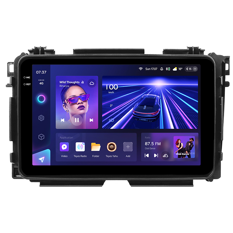 Android head unit Teyes CC3 4+64 Gb Honda Vezel HR-V HRV 2015-2018 9" 2k