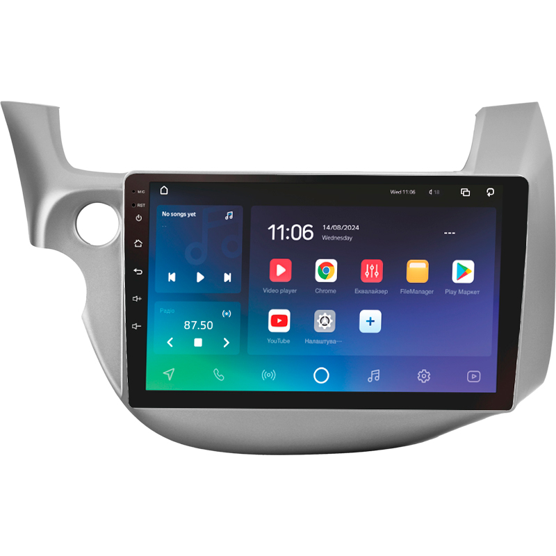 Android head unit SIGMA PRO 10464 ANDROID 10 4+64 Gb 4G DSP Honda Jazz 2 GG Fit 2 GE 2007 - 2014 10"
