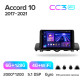 Android head unit Teyes CC3 6+128 Gb with 360° surround view° Honda Accord 10 CV X 2017 - 2021 (A) 9" 2k