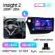 Android head unit Teyes CC3 4+64 Gb Honda Insight 2 LHD 2009-2014 9" 2k