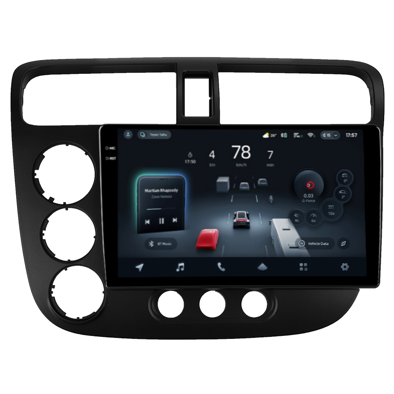 Android head unit Teyes CC4 Pro 12+256 Gb Honda Civic 7 2000-2006 9" 2k