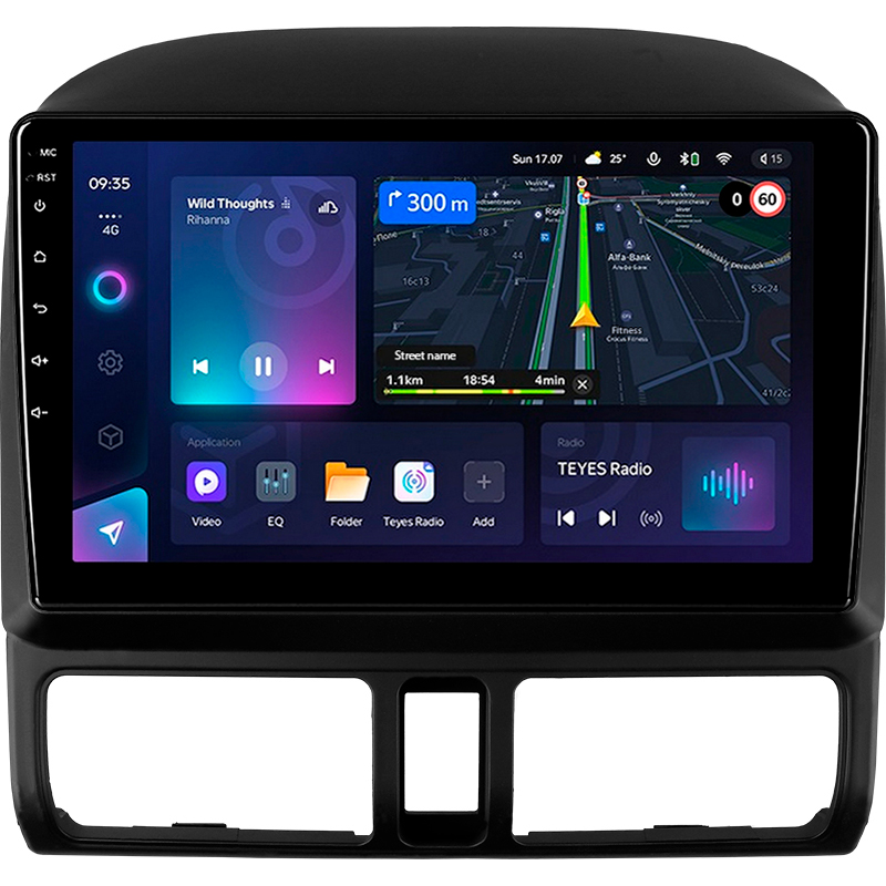Android head unit Teyes CC3L 4+64 Gb Honda CR-V 2 CRV 2001-2006 9"