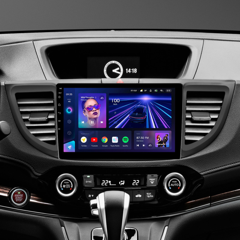 Android head unit Teyes CC3 4+32 Gb Honda CR-V CRV 4 RM RE (9 inch) 2011-2018 (B) 9"