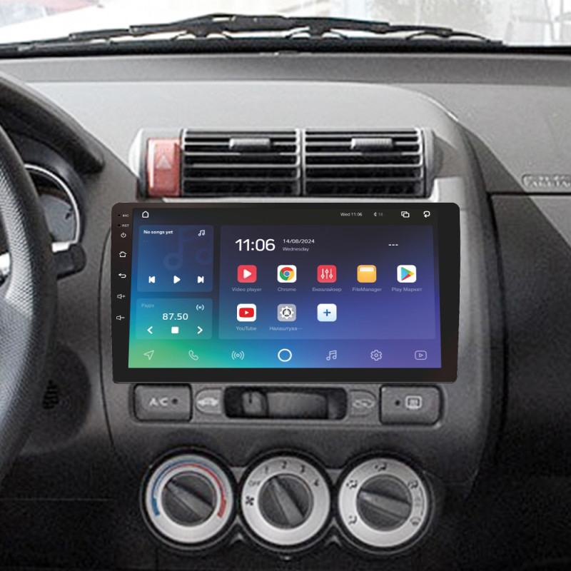Android head unit SIGMA PRO 9464 ANDROID 10 4+64 Gb 4G DSP Honda Jazz 1 GD Fit 1 2001 - 2009 9"