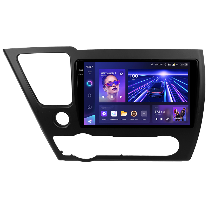 Android head unit Teyes CC3 6+128 Gb with 360° surround view° Honda Civic 9 Middle East 2013-2016 9" 2k (L1)