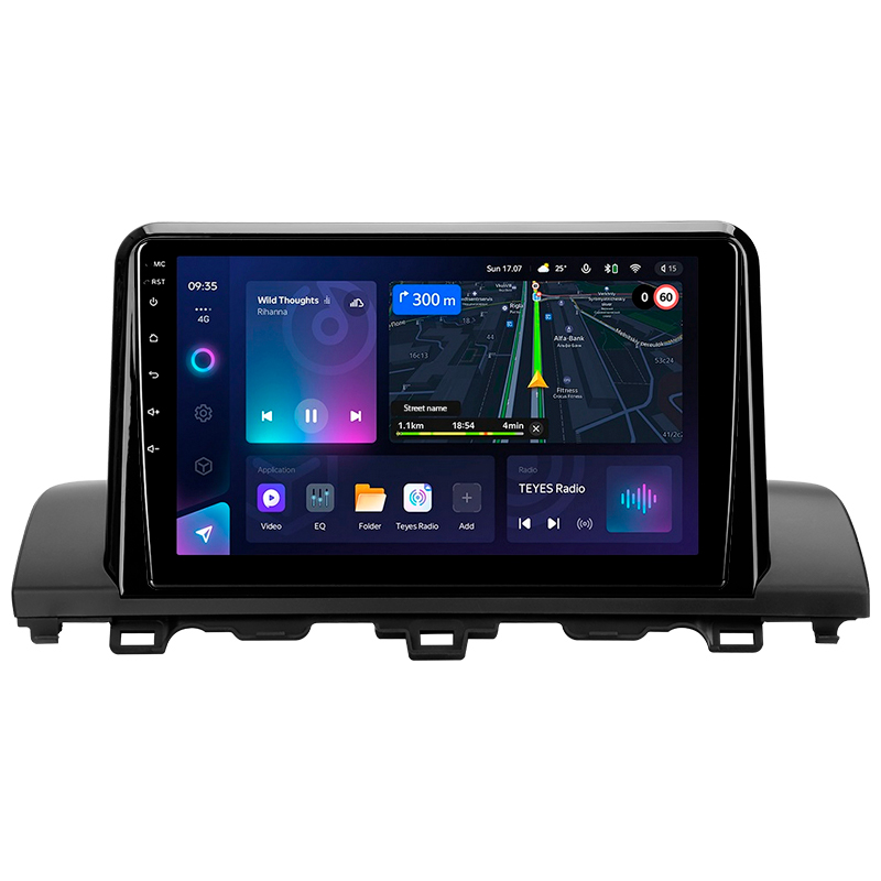 Android head unit Teyes CC3L 4+32 Gb Honda Accord 10 CV X 2017 - 2021 (A) 9"