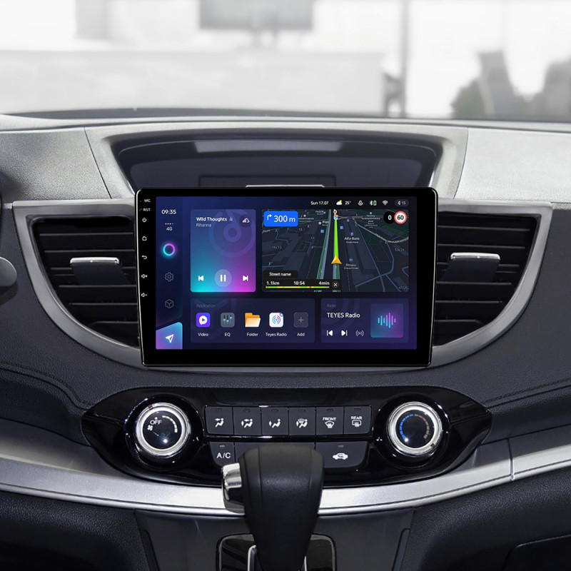 Fest eingebaute Magnetbox Teyes CC3L 4+32 GB für Honda CR-V (CR-V 4, RM, RE) 2011–2018 (Typ B), 10 Zoll.