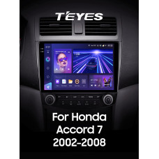 Android head unit Teyes CC3 6+128 Gb with 360° surround view° Honda Accord 7 CM UC CL (F2) 2002-2008 10" 2k (L1)