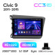 Android head unit Teyes CC3 4+32 Gb Honda Civic 9 FB FK FD 2011-2015 9" 2k