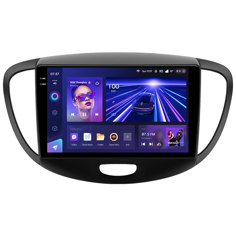 Android head unit Teyes CC3 6+128 Gb with 360° surround view° Hyundai i10 2007-2013 9" 2k