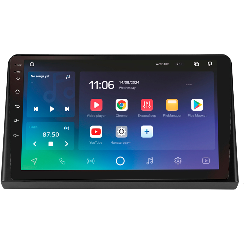 Android head unit SIGMA X9432 ANDROID 10 4+32 Gb 4G DSP Hyundai Sonata 7 LF 2017-2019 9"