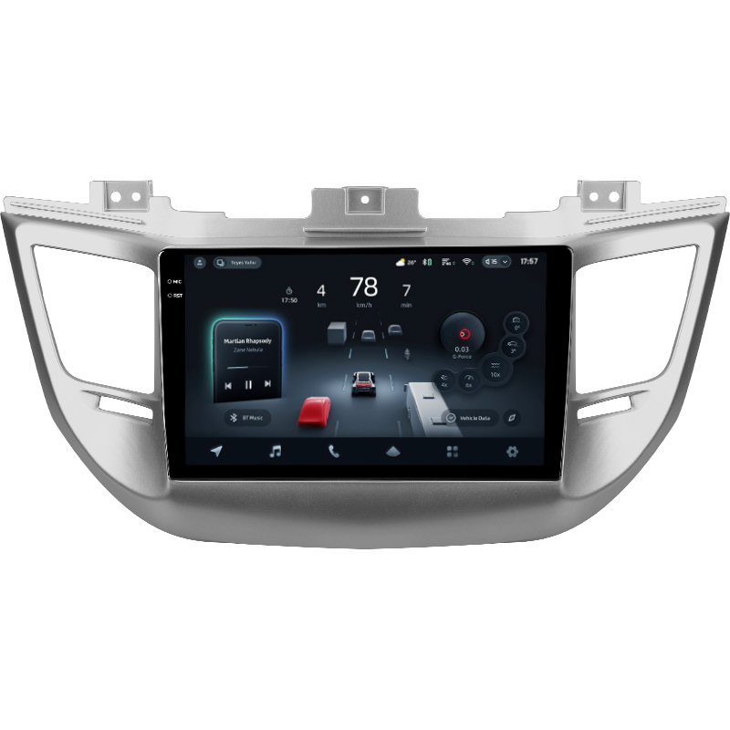 Android head unit Teyes CC4 Pro 8+128 Gb Hyundai Tucson 3 2015-2018 (B) 9" 2k