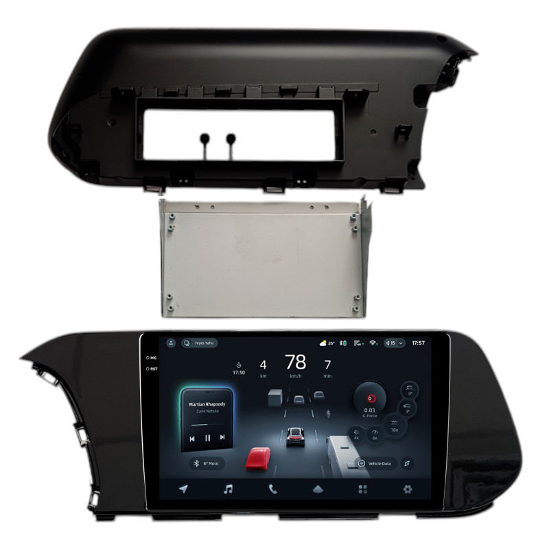 Android head unit Teyes CC4 Pro 12+256 Gb Hyundai i20 2021+ UV Black LHD 10" 2k