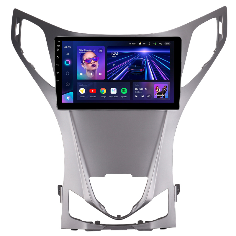 Android head unit Teyes CC3 4+32 Gb Hyundai Azera 2 II 2011-2014 9" (L2)