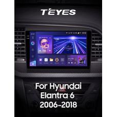 Android head unit Teyes CC3 6+128 Gb Hyundai Elantra 6 2016-2018 (A) 9" 2k