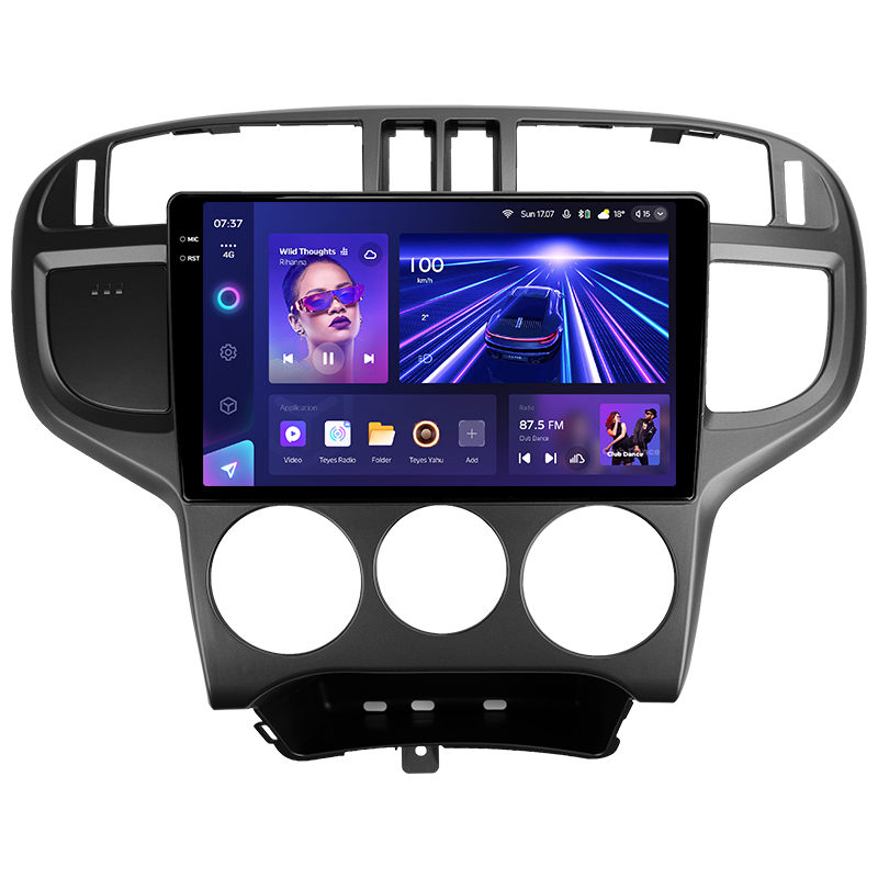 Android head unit Teyes CC3 6+128 Gb Hyundai Matrix 2001 - 2010 9" 2k