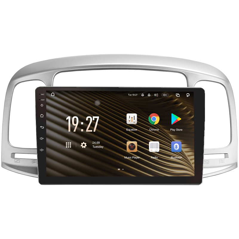 Android head unit SIGMA S9432 ANDROID 10 4+32 Gb 4G DSP Hyundai Accent 3 2006-2011 9"