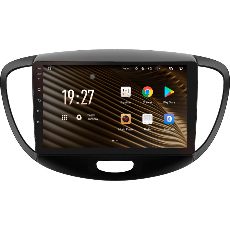 Android head unit SIGMA S9432 ANDROID 10 4+32 Gb 4G DSP Hyundai i10 2007-2013 9"