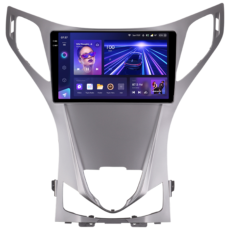 Android head unit Teyes CC3 6+128 Gb Hyundai Azera 2 II 2011-2014 9" 2k (L2)
