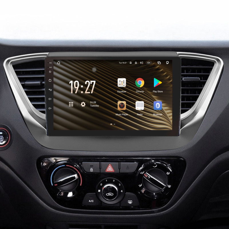 Android head unit SIGMA S9432 ANDROID 10 4+32 Gb 4G DSP Hyundai Solaris 2 2017-2020 (A) 9"