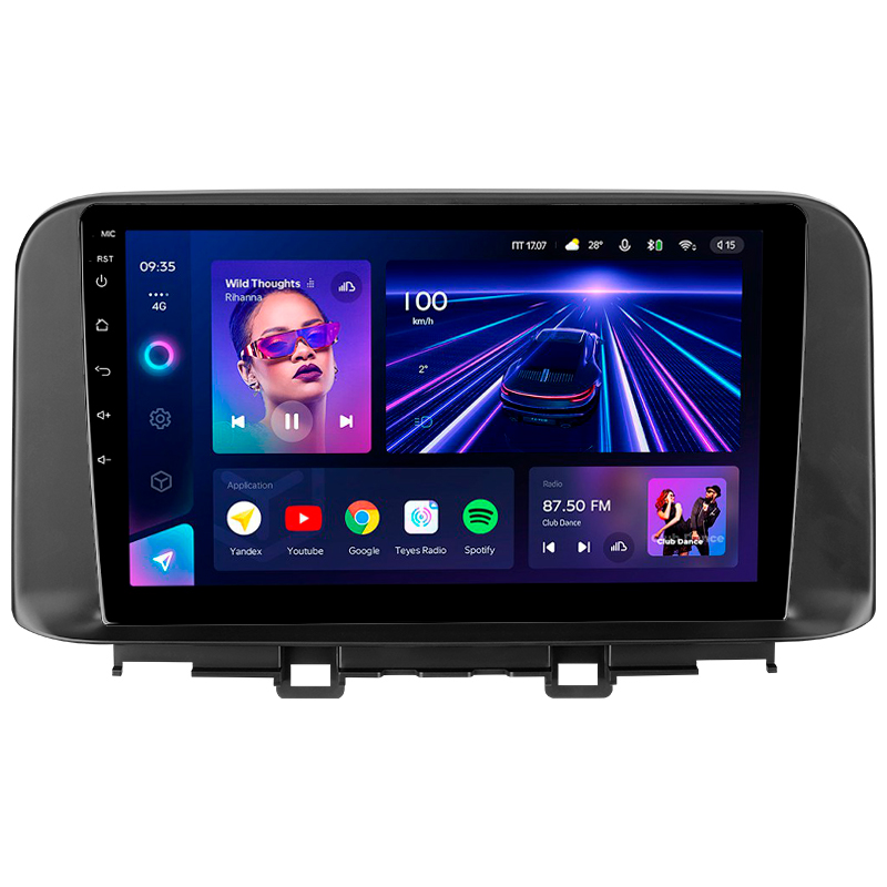 Android head unit Teyes CC3 4+32 Gb Hyundai Encino 2018-2019 10"