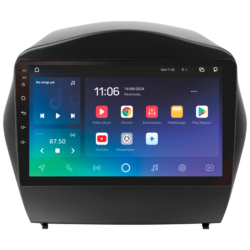 Android head unit SIGMA X9432 ANDROID 10 4+32 Gb 4G DSP Hyundai Tucson 2 LM IX35 2009-2015 (C) 9" (L1)