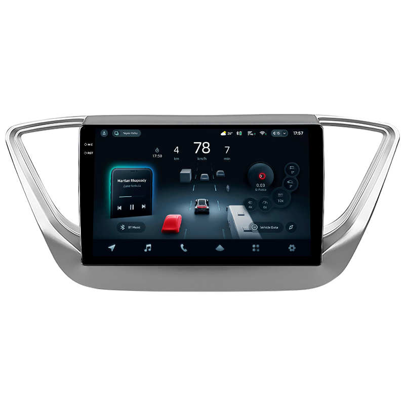 Android head unit Teyes CC4 Pro 8+128 Gb Hyundai Solaris 2 2017-2020 (B) 9" 2k