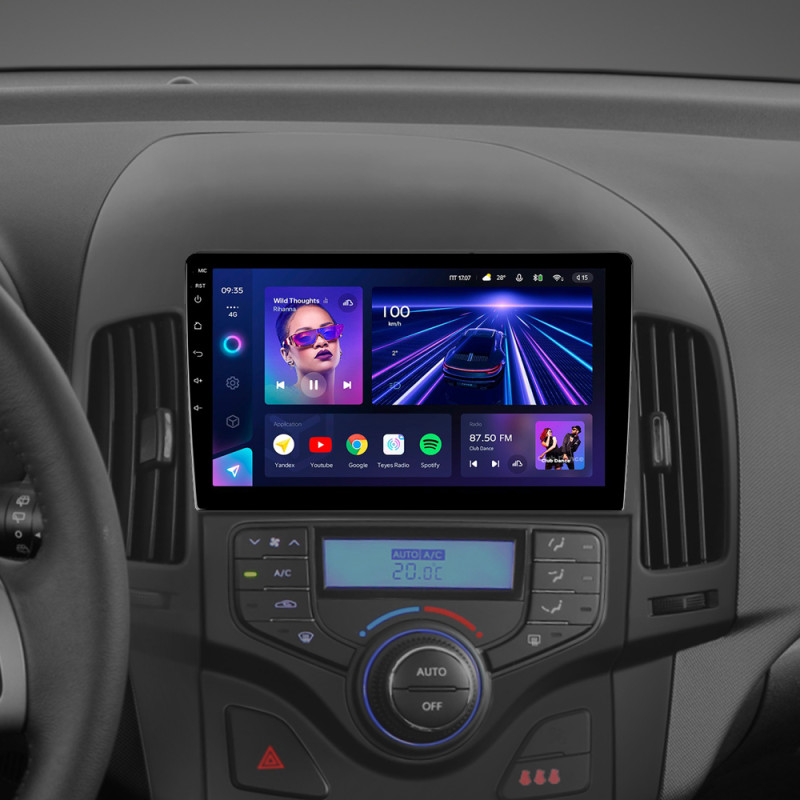 Android head unit Teyes CC3 4+32 Gb Hyundai i30 1 FD 2007-2012 (F2) 9"