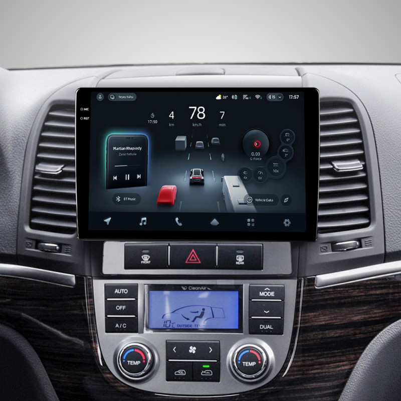 Android head unit Teyes CC4 Pro 12+256 Gb Hyundai Santa Fe 2 2006-2012 9" 2k