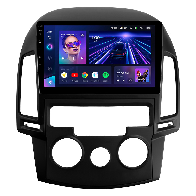 Android head unit Teyes CC3 4+32 Gb Hyundai i30 1 FD 2007-2012 (F1) 9"