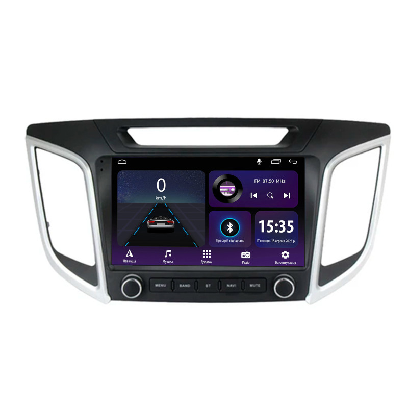 Magniola de a bordo SIGMA E9232 ANDROID 10 2+32 GB Hyundai IX25 2015-2019 con botones 9