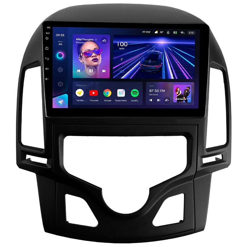 Android head unit Teyes CC3 4+32 Gb Hyundai i30 1 FD 2007-2012 (F2) 9"