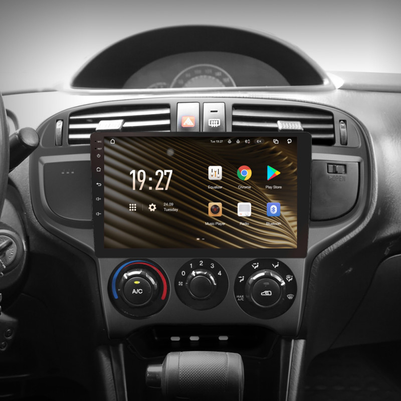 Android head unit SIGMA S9432 ANDROID 10 4+32 Gb 4G DSP Hyundai Matrix 2001 - 2010 9"