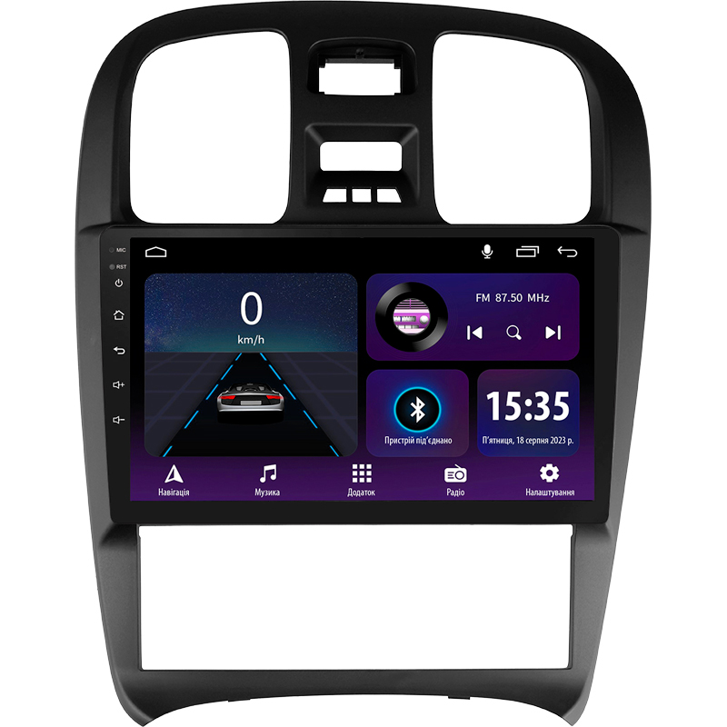 Magazynofon SIGMA E9232 ANDROID 10 2+32 GB Hyundai Sonata EF 2001–2012, 9
