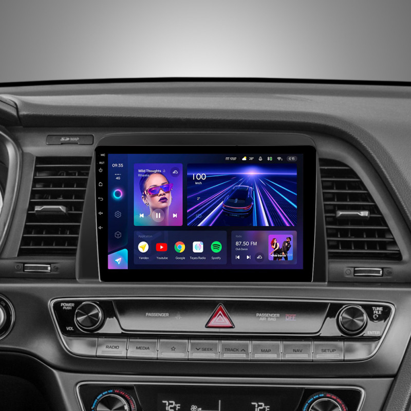 Android head unit Teyes CC3 4+32 Gb Hyundai Sonata 7 LF 2017-2019 9"