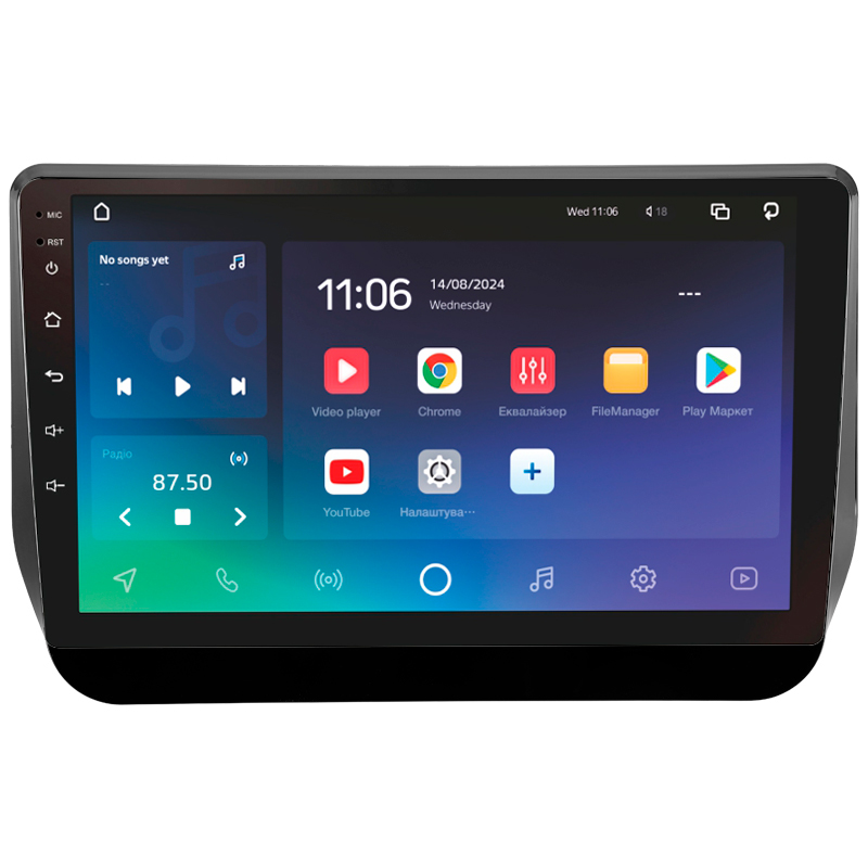 Android head unit SIGMA X9432 ANDROID 10 4+32 Gb 4G DSP Hyundai H1 2 Grand Starex TQ 2017-2022 9"