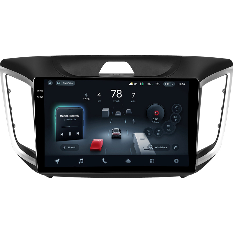 Android head unit Teyes CC4 Pro 8+128 Gb Hyundai Creta IX25 2015-2019 10" 2k