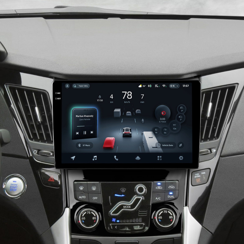 Android head unit Teyes CC4 Pro 8+128 Gb Hyundai Sonata 6 YF 2009-2014 (A) 9" 2k