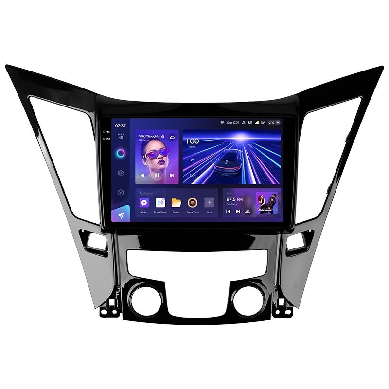 Android head unit Teyes CC3 6+128 Gb with 360° surround view° Hyundai Sonata 6 YF 2009-2014 (B) 9" 2k