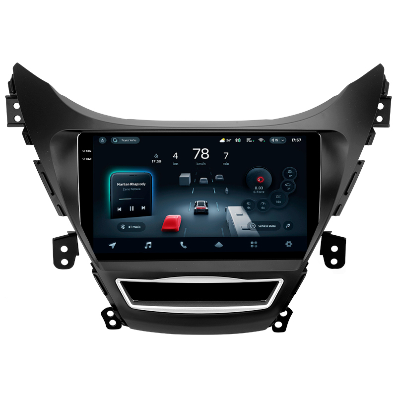 Android head unit Teyes CC4 Pro 12+256 Gb Hyundai Elantra 5 JK GD MD UD 2010-2016 (F1) 9" 2k