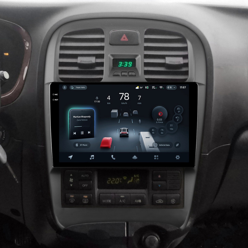 Android head unit Teyes CC4 Pro 8+128 Gb Hyundai Sonata EF 2001-2012 9" 2k