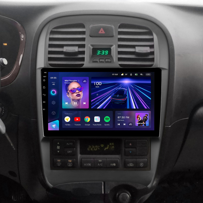 Android head unit Teyes CC3 4+32 Gb Hyundai Sonata EF 2001-2012 9"