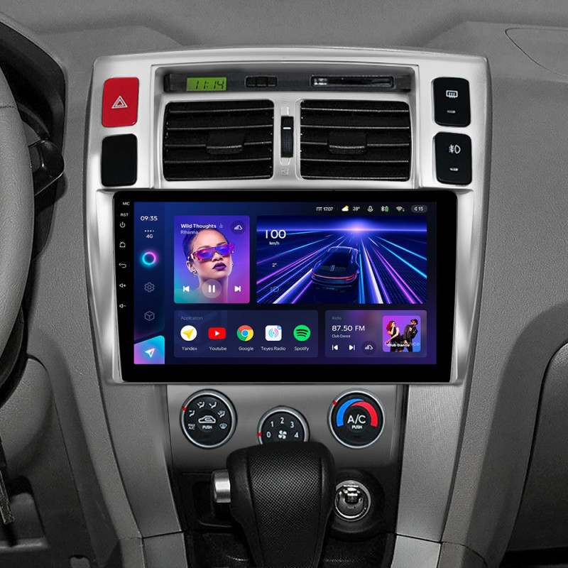 Android head unit Teyes CC3 4+32 Gb Hyundai Tucson 1 2004-2009 10"