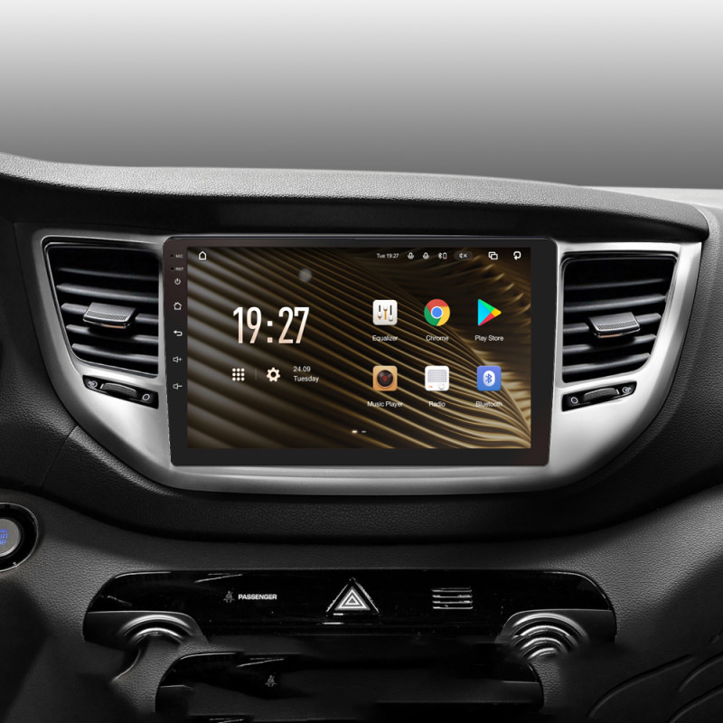 Android head unit SIGMA S9432 ANDROID 10 4+32 Gb 4G DSP Hyundai Tucson 3 2015-2018 (A) 9"