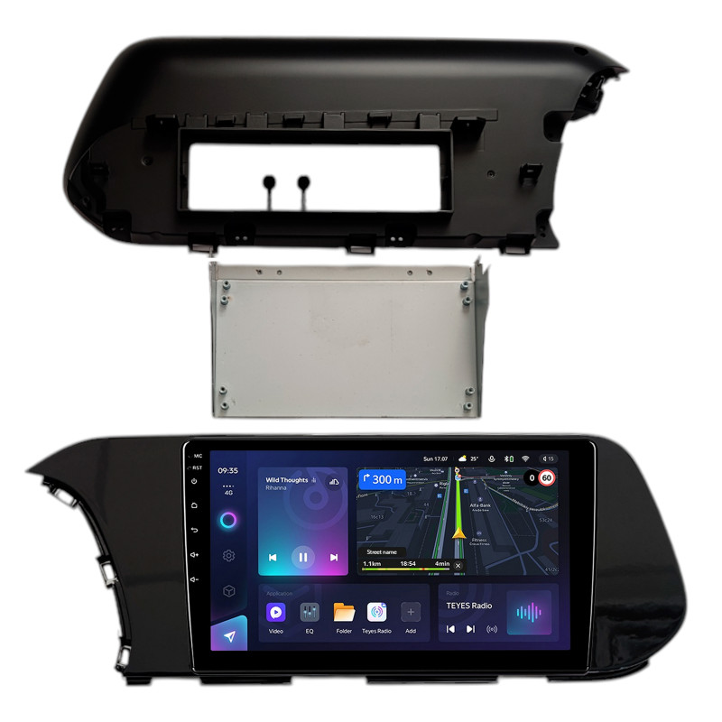 Android head unit Teyes CC3L 4+64 Gb Hyundai i20 2021+ UV Black LHD 10"